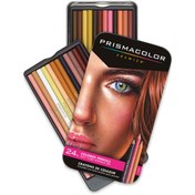 تصویر مداد رنگی پریسما کالر ۲۴ رنگ طیف پوست 