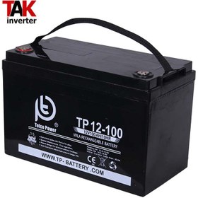 تصویر باتری 100 آمپر 12V برند Telco Power Solar Battery deep cycle Gel 12v 42A/h sepahan