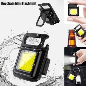 تصویر چراغ قوه شارژی ،قابلیت اتصال به usb 