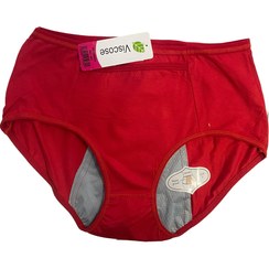 تصویر شورتکس پریودی جیبدار زنانه سایز ۲XL طوسی 