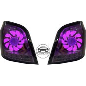 تصویر خطر عقب اسپرت پراید 111 طرح فراری فول کالر 