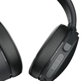 تصویر هدفون های گوش بیش از حد بی سیم Skullcandy Hesh Evo - خاکستری/آبی روشن با مورد سفر سخت Skullcandy Hesh Evo Wireless Over-Ear Headphones - Light Grey/Blue with Hard Travel Case