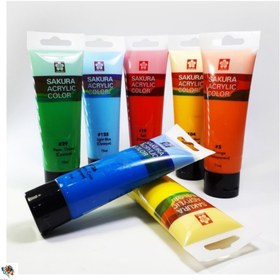 تصویر رنگ اکریلیک ساکورا 75 میل 