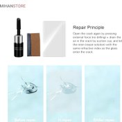 تصویر چسب ترمیم ترک شیشه پک کامل 