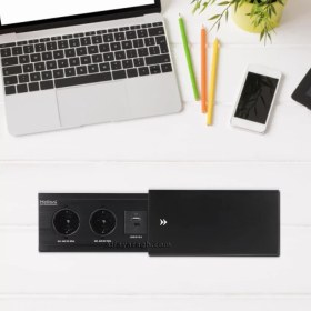 تصویر پریز توکار ملونی مدل 10076 کشویی 