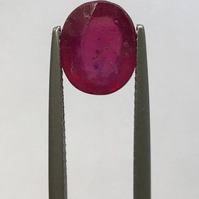 تصویر نگین یاقوت سرخ سایز 10*8 