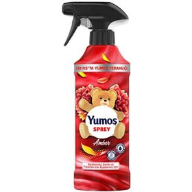 تصویر اسپری خوشبو کننده یوموش YUMOS مدل AMBER قرمز (450 میل) YUMOS air freshener spray AMBER red model (450 ml)