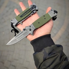 تصویر چاقوی جیبی برونینگ طرح نظامی 