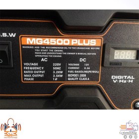 تصویر موتور برق بنزینی 3.5 کیلو وات ETQ مدل MG4500PLUS | هندلی موتور برق 3.5 کیلو وات ETQ مدل MG4500PLUS | هندلی