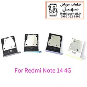 تصویر قیمت و خرید هولدر خشاب سیم کارت شیائومی holder sim card redmi note 14 xiaomi - مشکی holder sim card redmi note 14 xiaomi