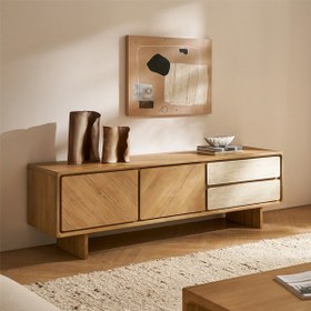 تصویر میز تلویزیون چوبی کایزن 