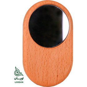 تصویر آینه چوبی 