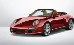 تصویر کفپوش پنج بعدی جدید پورشه 911 (سال ۲۰۱۰ الی ۲۰۱۱) - کرم دوخت کرم / اتاق+صندوق+لوو/پک کامل 