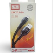 تصویر کابل شارژ USB به Lightening ارلدام Earldom EC-160L 
