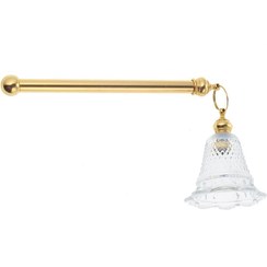 تصویر شمع خاموش کن مدل فلزی زنگوله ای بلوری 