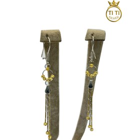 تصویر گوشواره آویزی نقره 