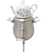 تصویر ست کتری و قوری کی اند تی مدل 1027 K and T 1027 Kettle and Teapot set