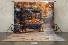 تصویر بکدراپ پارچه ای عکاسی طرح پاییز کد fall327 