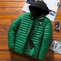 تصویر کاپشن مردانه طرح پر نورث فیس کد 015 