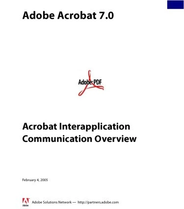 خرید و قیمت دانلود کتاب Adobe Acrobat 7 - Acrobat Interapplication ...