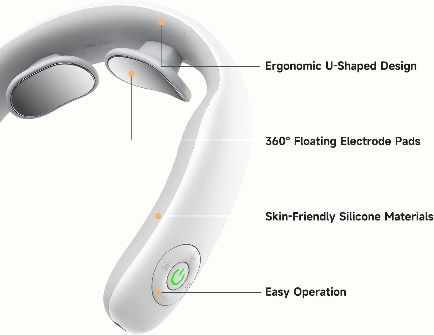 Portable Rechargeable Neck Massager With Heat - Electric Pulse Technology  For Shoulder And Neck Pain Relief - 4 Modes, 9 Intensity Levels, Adjustable  Length - Perfect Gift For Women, Men, And Parents - Temu United Arab  Emirates