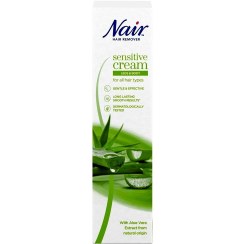 تصویر کرم موبر بدن پوست حساس نیر حاوی آلوئه ورا Nair Sensitive Cream وزن 110 گرم 