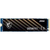 تصویر حافظه اس اس دی اینترنال ام اس آی مدل SPATIUM M371 M.2 2280 NVMe ظرفیت 1 ترابایت MSI SPATIUM M371 M.2 2280 NVMe 1TB Internal SSD