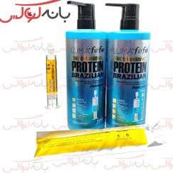 تصویر شامپو لوما فوفو حاوی پروتئین Luma FoFo Protein Brazilian حجم 850 میلی لیتر Hair Shampoo Protein Brazilian Luma Fofo 850ml