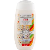 تصویر شامپو سر و بدن کودک بدون سولفات حجم 230 میلی لیتر سالوویتو Salovito Sulfate Free Shampoo For Children Hair And Body 230 ml