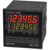 تصویر کانتر تایمر دیجیتال با خروجی رله هانیانگ مدل HANYOUNG GE7-P61A 