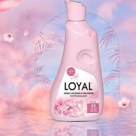 تصویر لویال مایع نرم کننده و خوشبوکنند لباس رایحه صورتی ملایم (Loyal Soft Pink) 