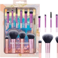 تصویر ست براش مینی 10 عددی ریل تکنیک مدل Travel Fantasy 10-piece mini brush set, rail technique, Travel Fantasy model