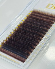 تصویر پالت مژه قهوه ای دی بی 