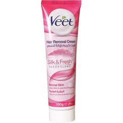 تصویر کرم موبر ویت (Veet) مدل Normal وزن 100 گرم نوار و کرم مو بر ویت مدل Normal