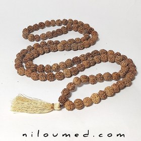 تصویر مجموعه‌ی 9 تسبیح رودراکشا ۱۰ میل ۱۰۸ عددی 