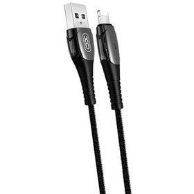 تصویر کابل شارژ سریع یواس‌بی به لایتنینگ به طول یک متر ایکس‌او XO Smart Chipset Auto Power-off USB Cable for lightning NB145 