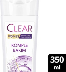 تصویر شامپو کلیر زنانه مخصوص موهای معمولی مدل komple bakim حجم 350 میل clear komple bakim shampoo yeni 500ml