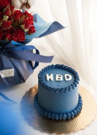 تصویر ست گلدون و کیک زیبا 