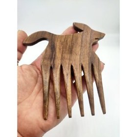 تصویر شانه چوبی 