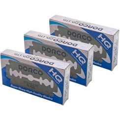 تصویر تیغ یدک اصلاح سنتی دورکو (DORCO) مدل HQ (استیل ضد زنگ 10 عددی) 
