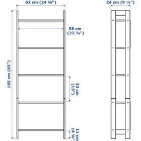 تصویر قفسه کتاب مشکی-قهوه ای 62x165 سانتی متری ایکیا مدل IKEA LAIVA ا IKEA LAIVA bookcase black-brown 62x165 cm IKEA LAIVA bookcase black-brown 62x165 cm