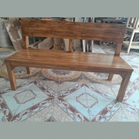 تصویر نیمکت چوبی روستیک XW-RT-022 