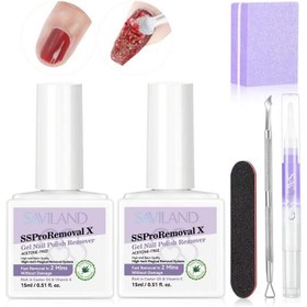 تصویر کیت حذف ژل ناخن SAVILAND SSProRemoval X – پاک کننده سریع در 2 دقیقه 
