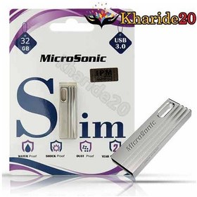 تصویر قیمت فلش مموری32GB میکروسونیک 0.SLIM USB3 