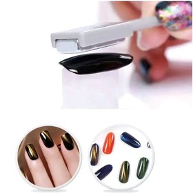 تصویر مگنت ناخن دو سر cat eyes Cat eyes double nail magnet