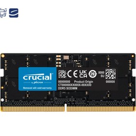 تصویر رم لپ تاپ DDR5 تک کاناله 5600 مگاهرتز CL46 کروشیال مدل CT16 ظرفیت 16 گیگابایت Crucial DDR5 CL46 4800MHz 16GB Laptop Memory