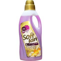 تصویر مایع لباسشویی چند منظوره " HD - بنفش " سافتلن - حاوی آنزیم های لکه بر و درخشان کنندگی بالا ( 2 لیتری ) 