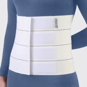 تصویر شکم بند ساده کرم (با قابلیت تنظیم) طب و صنعت کد60320 Adjustable Elastic Abdominal Binder