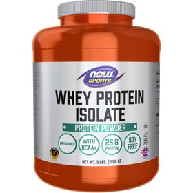 تصویر وی پروتئین ناو whey protein isolate now 2.27kg 