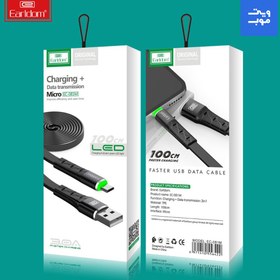 تصویر کابل تبدیل USB به Micro USB ارلدام مدل EC-081M طول 1 متر 